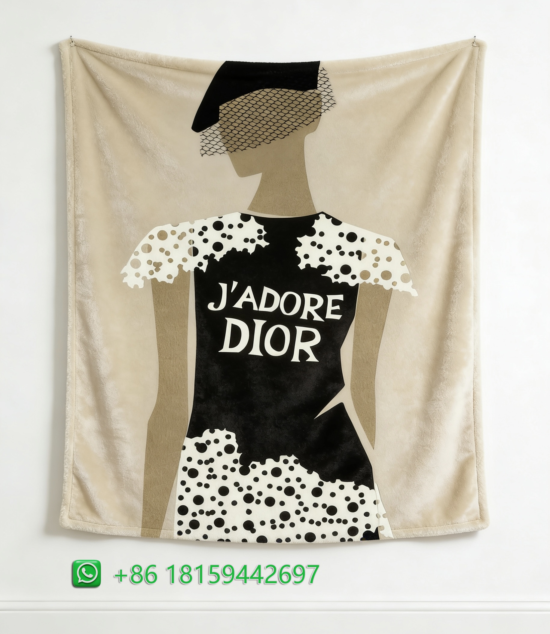 Dior Throw Blankets